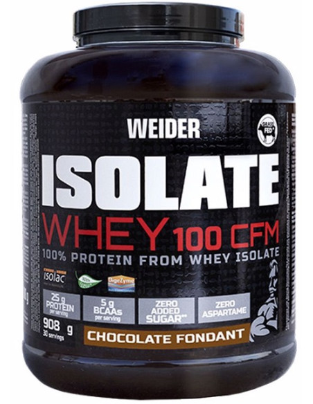 Isolate Whey 100 CFM, Chocolate Fondant - 2000g   | Weider