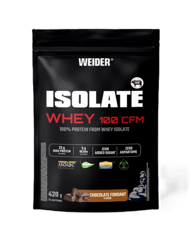 Isolate Whey 100 CFM, Chocolate Fondant - 420g...