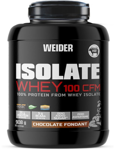 Isolate Whey 100 CFM, Chocolate Fondant - 908g...