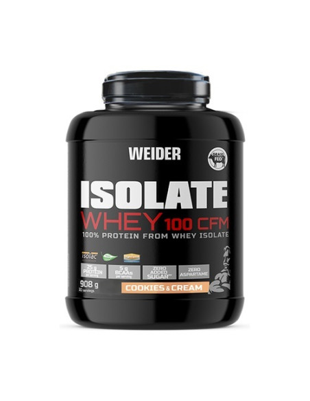 Isolate Whey 100 CFM, Cookies & Cream - 908g | Weider