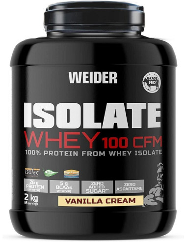 Isolate Whey 100 CFM, Vanilla Cream - 2000g   |...