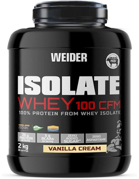 Isolate Whey 100 CFM, Vanilla Cream - 2000g   | Weider