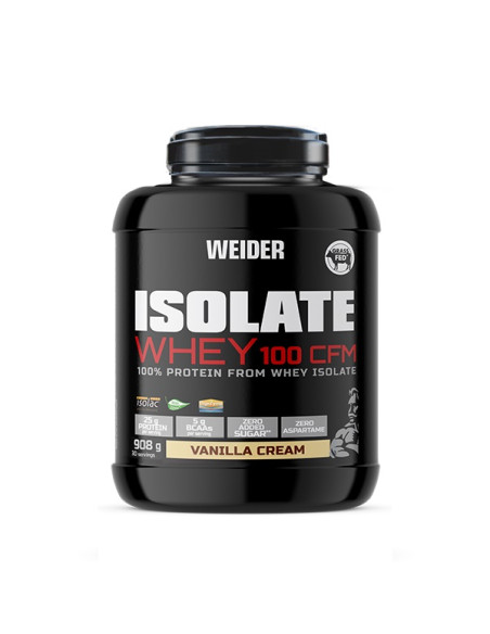 Isolate Whey 100 CFM, Vanilla Cream - 908g | Weider