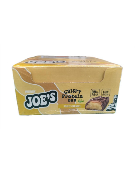 Joe's Crispy Protein Bar, Toffee Caramel - 12 x 50g | Weider