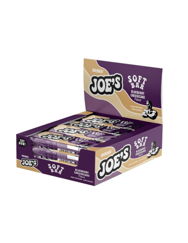 Joe's Soft Bar, Blueberry Cheesecake - 12 x 50g...