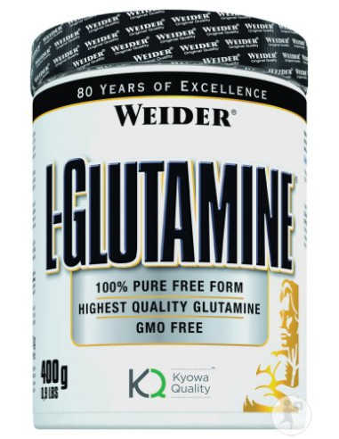 L-Glutamine, 100% Pure Free Form - 400g | Weider
