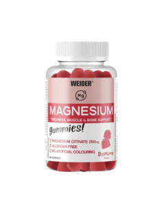 Magnesium Gummies, Raspberry - 48 gummies | Weider
