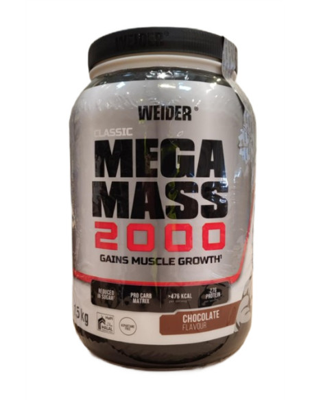 Mega Mass 2000, Chocolate - 1500g | Weider