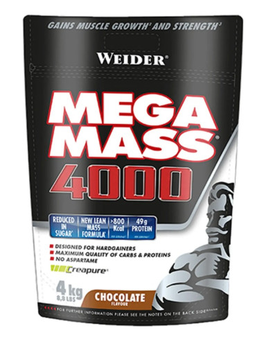 Mega Mass 4000, Chocolate - 4000g | Weider