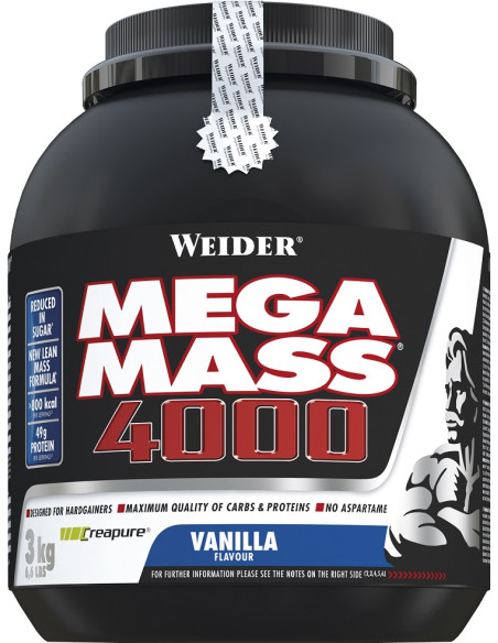 Mega Mass 4000, Vanilla - 3000g | Weider