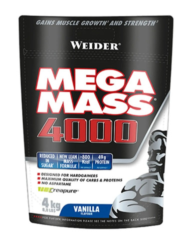 Mega Mass 4000, Vanilla - 4000g | Weider