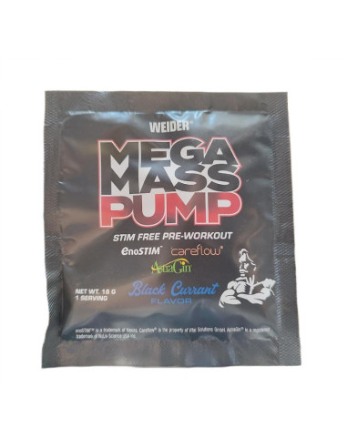 Mega Mass Pump, Black Currant - 18g (1 serving)...