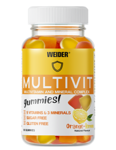 Multivit, Orange Lemon - 80 gummies | Weider