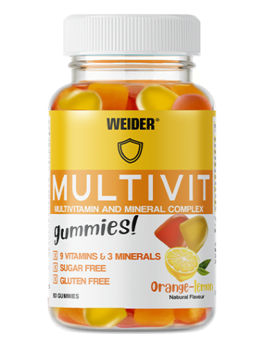 Multivit, Orange Lemon - 80 gummies | Weider