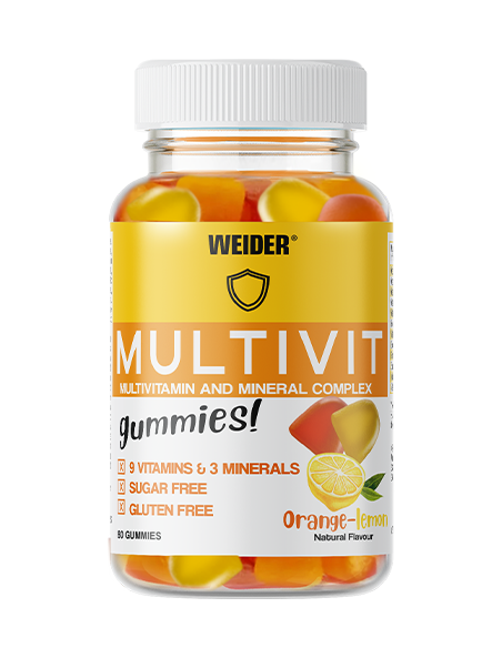 Multivit, Orange Lemon - 80 gummies | Weider