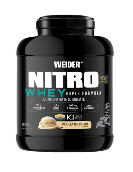 Nitro Whey Super Formula, Vanilla Ice Cream - 908g | Weider