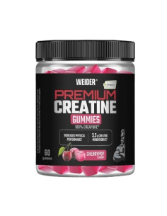 Premium Creatine Gummies, Cherrypop - 60 gummies | Weider