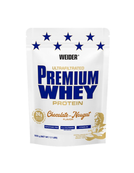 Premium Whey, Chocolate Nougat - 500g | Weider