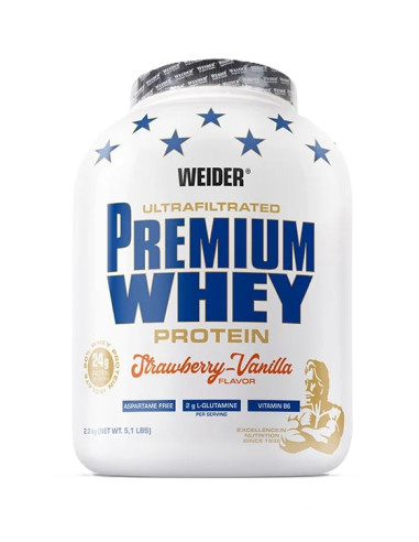 Premium Whey, Strawberry Vanilla - 2300g | Weider