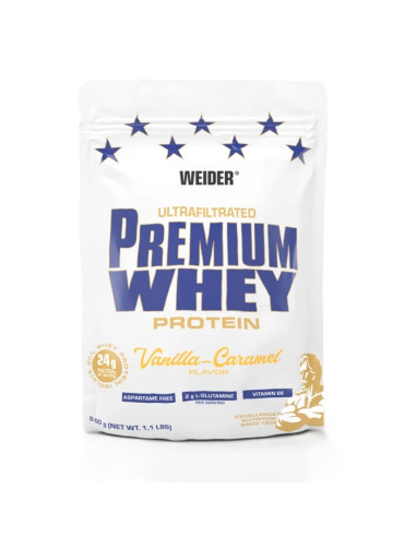 Premium Whey, Vanilla Caramel - 500g | Weider