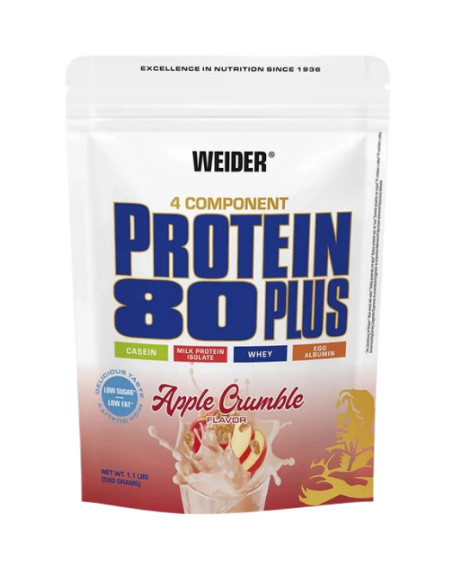 Protein 80 Plus, Apple Crumble - 500g | Weider