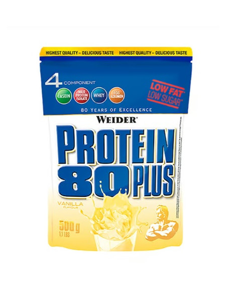Protein 80 Plus, Vanilla - 500g | Weider