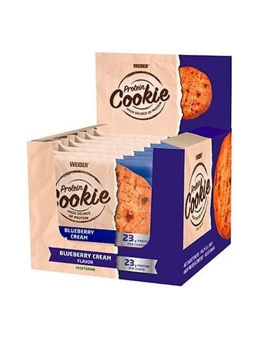 Protein Cookie, Blueberry Cream - 12 x 90g |...