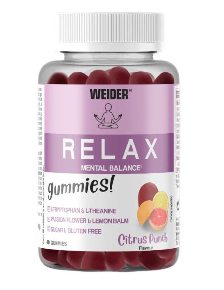 Relax, Citrus Punch - 40 gummies | Weider