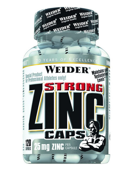 Strong Zinc, 25mg - 120 caps | Weider