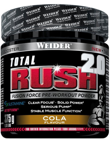 Total Rush 2.0, Orange - 375g | Weider