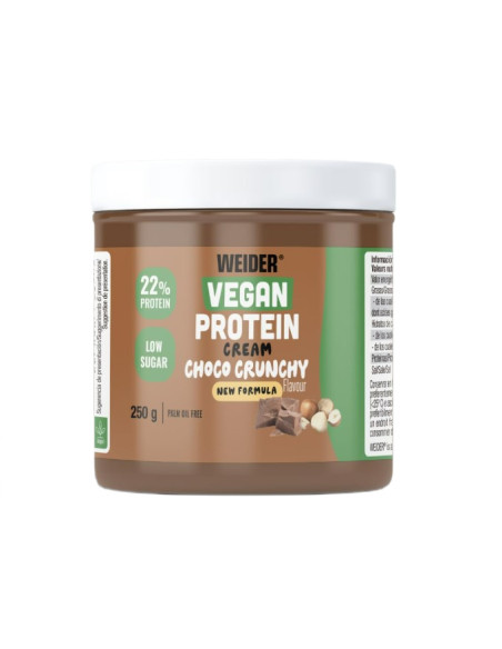 Vegan Protein Cream, Choco Crunchy - 250g | Weider