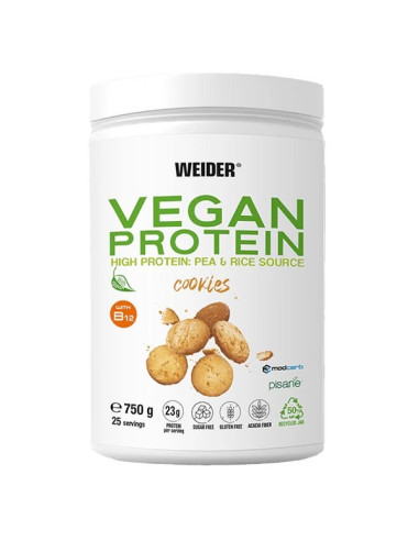 Vegan Protein, Cookies - 750g | Weider
