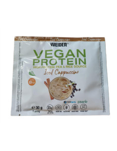 Vegan Protein, Iced Cappuccino - 30g (1 serving) | Weider