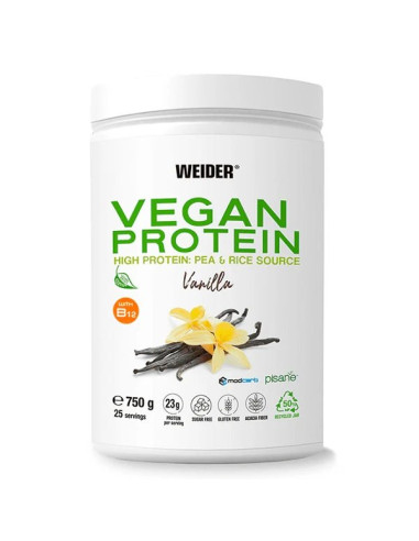 Vegan Protein, Vanilla - 750g | Weider