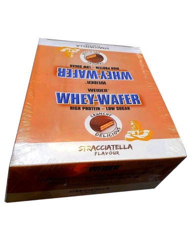Whey-Wafer, Stracciatella - 12 x 35g | Weider