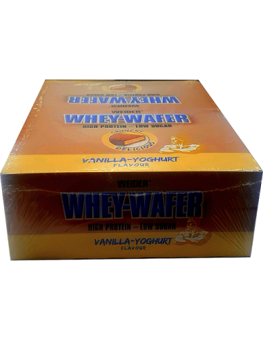 Whey-Wafer, Vanilla Yoghurt - 12 x 35g | Weider