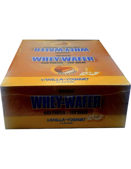 Whey-Wafer, Vanilla Yoghurt - 12 x 35g | Weider