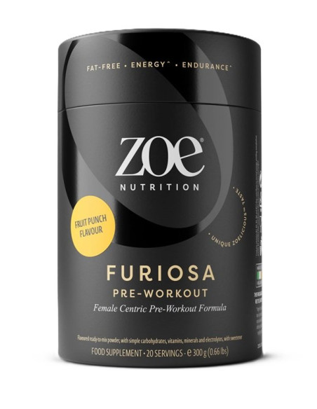Furiosa Pre-Workout, Fruit Punch - 300g | ZOE Nutrition