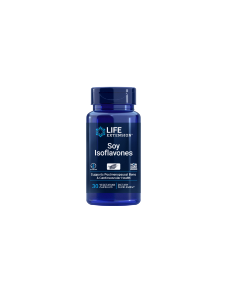 Soy Isoflavones - 30 vegetarian capsules | Life Extension