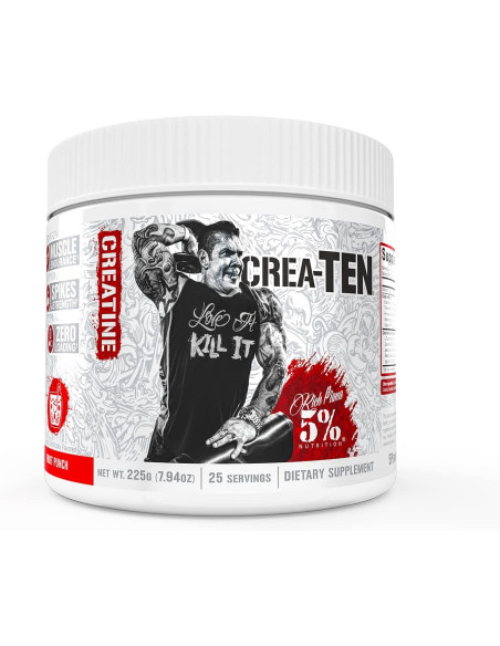 Crea-TEN - Legendary Series, Fruit Punch - 225g | 5% Nutrition
