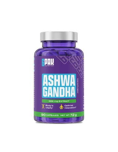 Ashwagandha, 666mg - 90 caps | 6PAK
