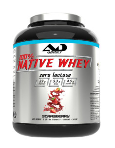 100% Native Whey Zero Lactose, Strawberry - 2000g |...