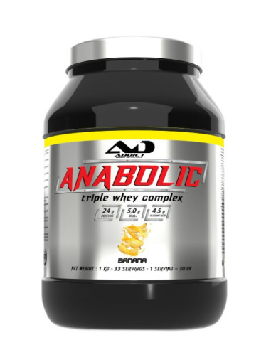 Anabolic Triple Whey Complex, Banana - 1000g |...