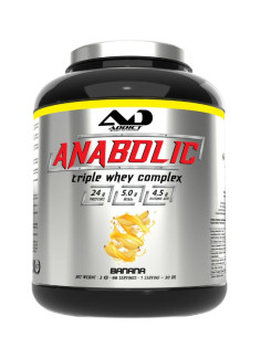Anabolic Triple Whey Complex, Banana - 2000g | Addict...
