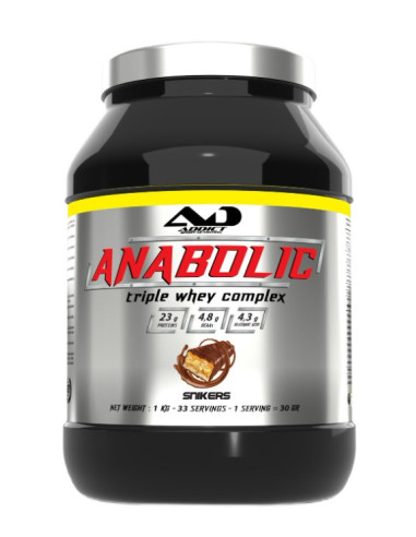 Anabolic Triple Whey Complex, Snikers - 1000g |...
