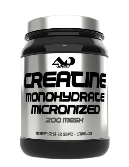 Creatine Monohydrate Micronized 200 Mesh - 500g | Addict Sport Nutrition
