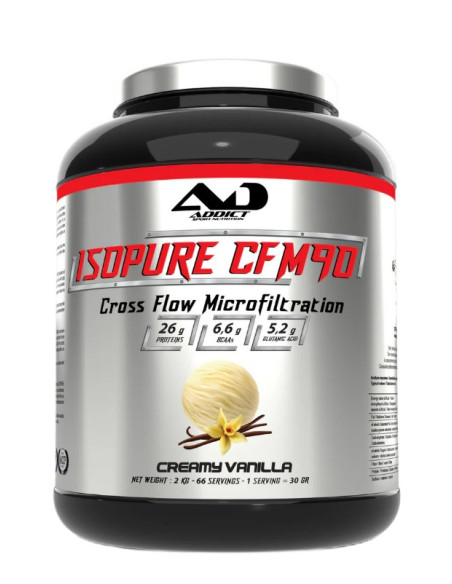 Isopure CFM90, Creamy Vanilla - 2000g | Addict Sport Nutrition