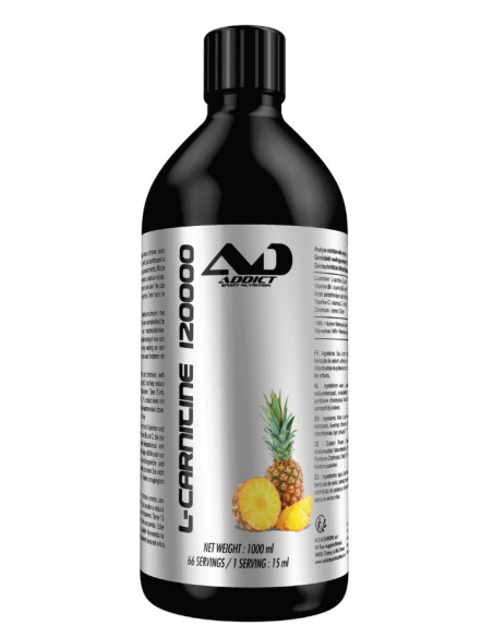 L-Carnitine 120000, Tropical Pineapple - 1000 ml. | Addict Sport Nutrition