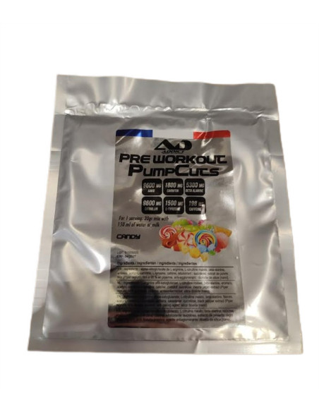 Pre Workout Pump Cuts, Candy - 30g (1 serving) | Addict Sport Nutrition