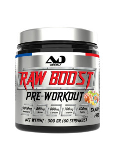 Raw Boost Pre-Workout, Candy Fire - 300g | Addict Sport...